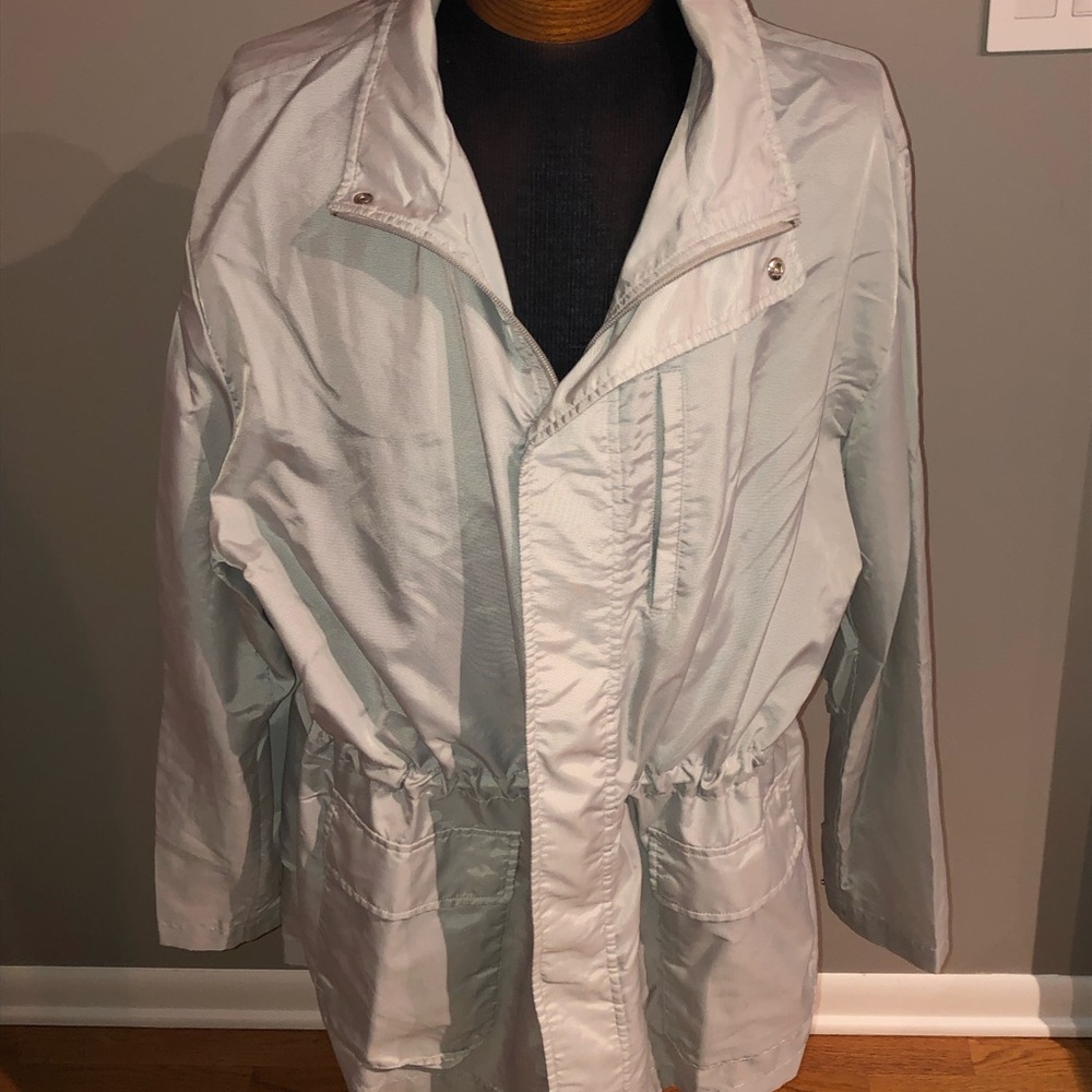 Men’s gray polo golf windbreaker. size xxl